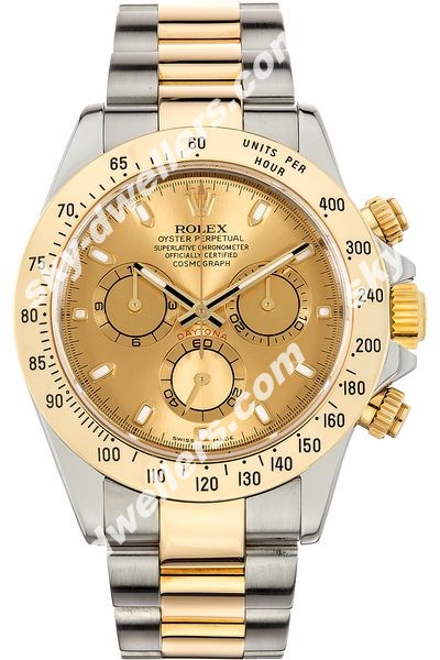 Rolex Daytona Yellow Gold and Stainless Steel Automatic 116523