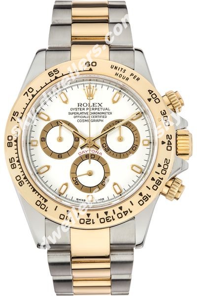 Rolex Daytona Yellow Gold and Stainless Steel Automatic 116523