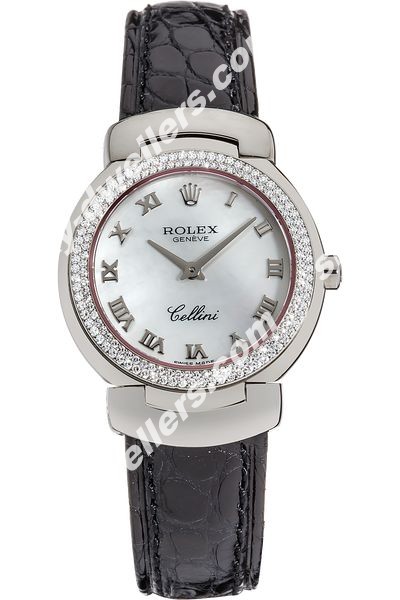 Rolex Cellini Cellissima White Gold Quartz 6671/9