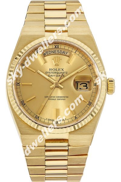 Rolex Day-Date Circa 1979 Yellow Gold Quartz 19018