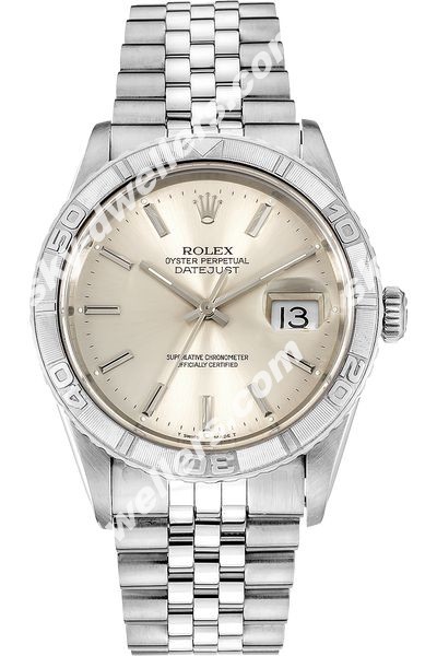 Rolex Datejust Turn-O-Graph White Gold and Stainless Steel 16264