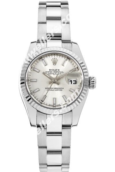 Rolex Datejust White Gold and Stainless Steel Automatic 179174