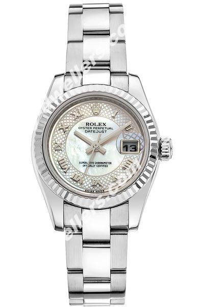 Rolex Datejust White Gold and Stainless Steel Automatic 179174