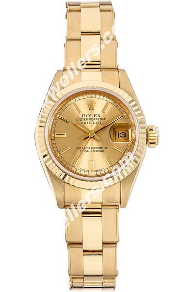 Rolex Datejust Circa 1989 Yellow Gold Automatic 69178