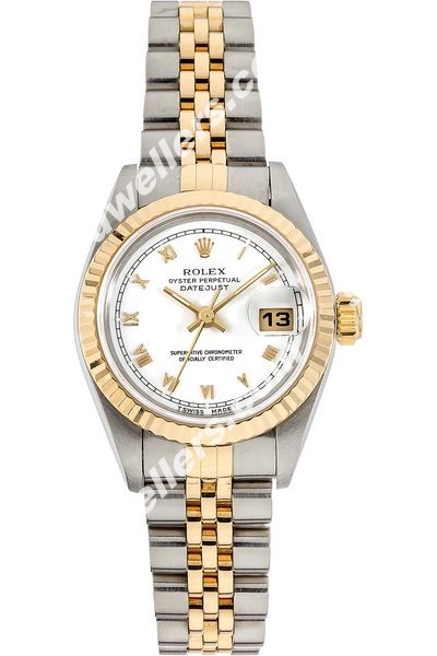 Rolex Datejust Circa 1987 Yellow Gold and Stainless Steel Automatic 69173