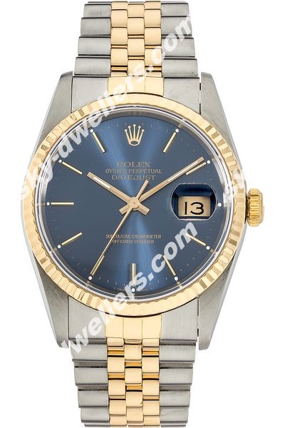 Rolex Datejust Yellow Gold and Stainless Steel Automatic 16233