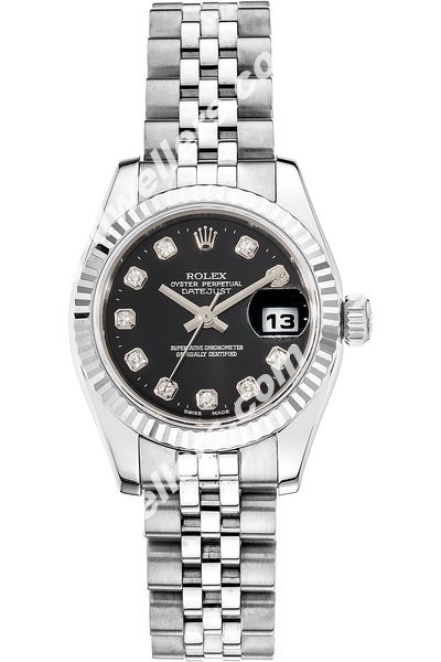 Rolex Datejust White Gold and Stainless Steel Automatic 179174