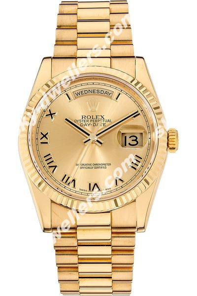 Rolex Day-Date Yellow Gold Automatic 118238