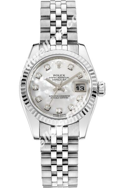 Rolex Datejust White Gold and Stainless Steel Automatic 179174