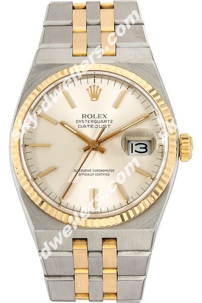 Rolex Datejust Circa 1985 Yellow Gold and Stainless Steel Quartz 17013