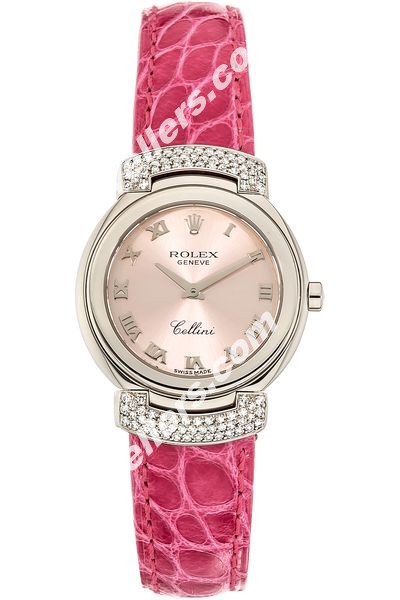 Rolex Cellini Cellissima White Gold Quartz 6672/9