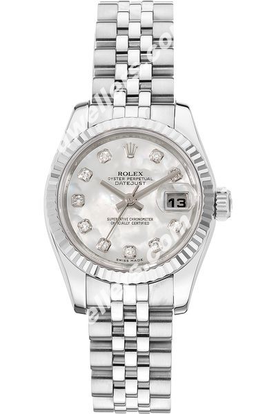 Rolex Datejust White Gold and Stainless Steel Automatic 179174