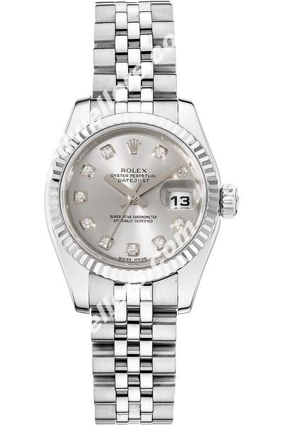 Rolex Datejust White Gold and Stainless Steel Automatic 179174