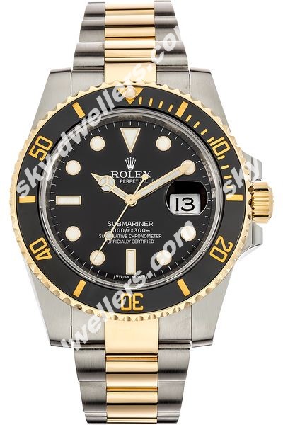 Rolex Submariner Yellow Gold and Stainless Steel Automatic 116613