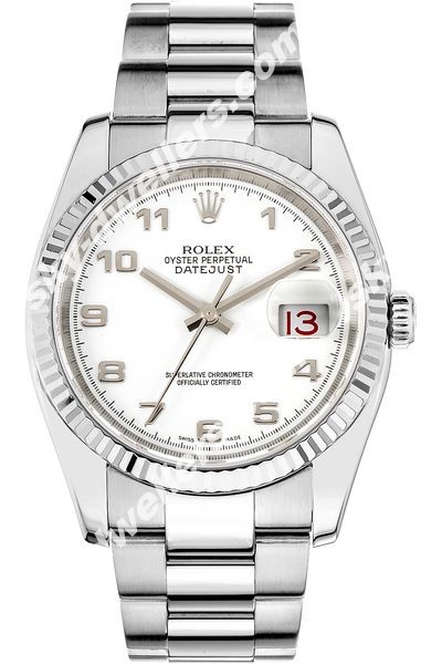 Rolex Datejust White Gold and Stainless Steel Automatic 116234