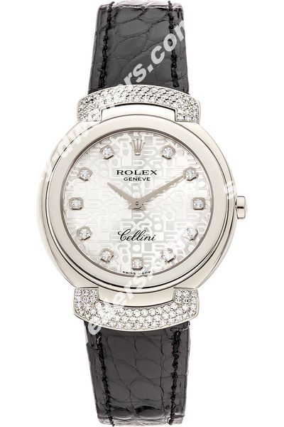 Rolex Cellini Cellissima White Gold Quartz 6682/9