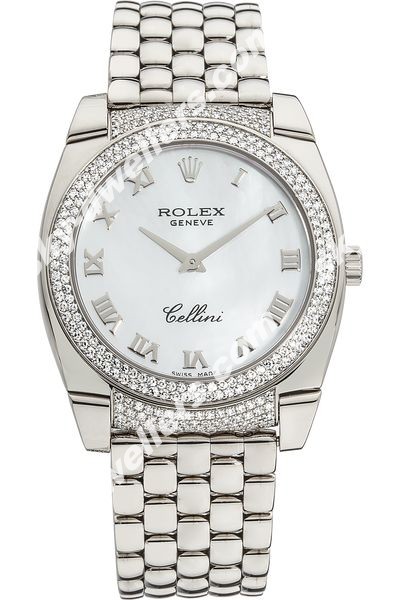 Rolex Cellini Cestino White Gold Quartz 6321/9