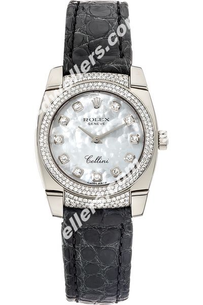 Rolex Cellini Cestello White Gold Quartz 6311/9