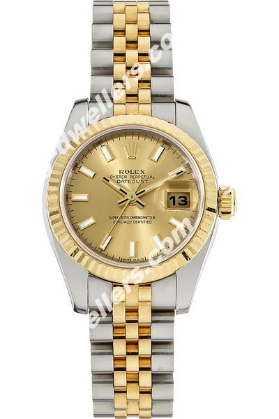 Rolex Datejust Yellow Gold and Stainless Steel Automatic 179173