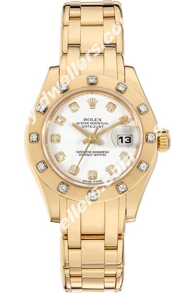 Rolex Datejust Pearlmaster Yellow Gold Automatic 80318