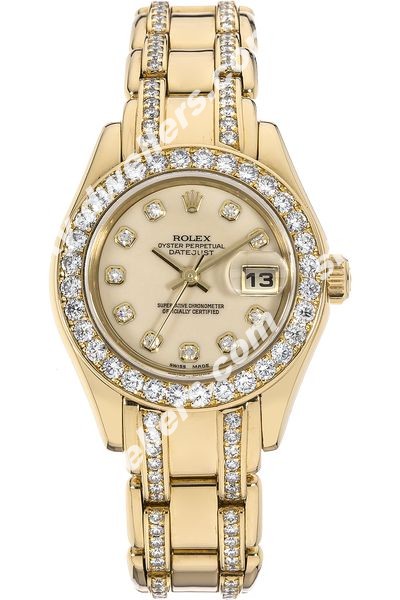 Rolex Datejust Pearlmaster Yellow Gold Automatic 69298