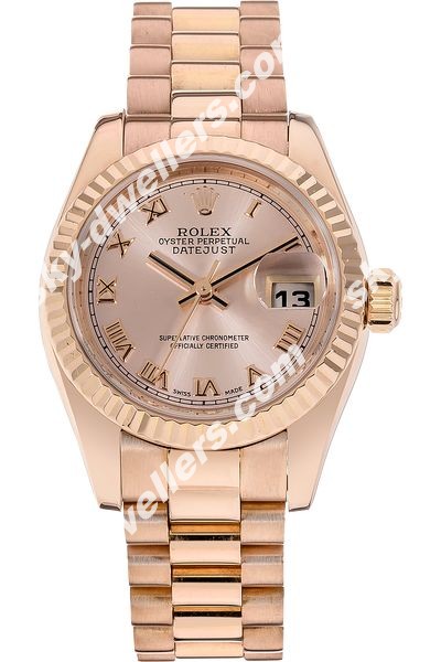 Rolex Datejust Rose Gold Automatic 179175