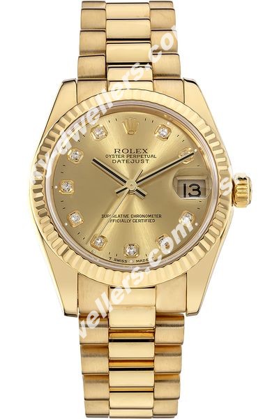 Rolex Datejust Yellow Gold Automatic 178278