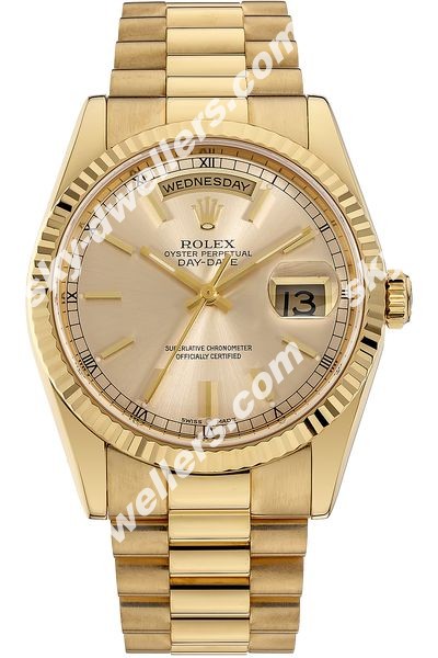 Rolex Day-Date Yellow Gold Automatic 118238