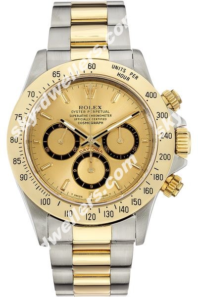 Rolex Daytona Zenith Movement Yellow Gold and Stainless Steel 16523