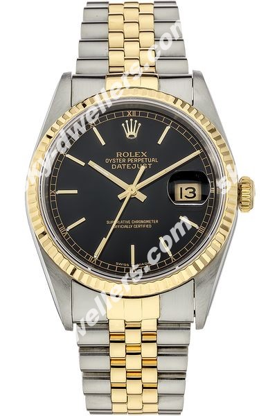 Rolex Datejust Yellow Gold and Stainless Steel Automatic 16233