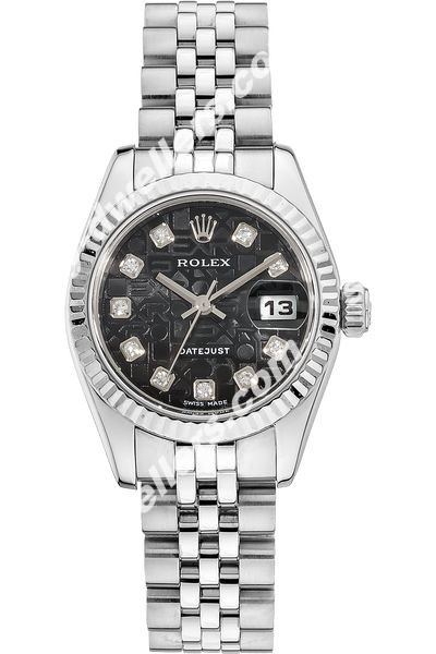 Rolex Datejust White Gold and Stainless Steel Automatic 179174