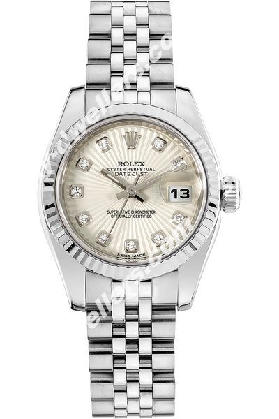 Rolex Datejust White Gold and Stainless Steel Automatic 179174