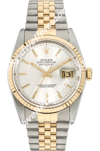 Rolex Datejust Yellow Gold and Stainless Steel Automatic 16233