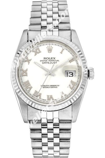 Rolex Datejust White Gold and Stainless Steel Automatic 16234