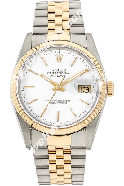 Rolex Datejust Yellow Gold and Stainless Steel Automatic 16233