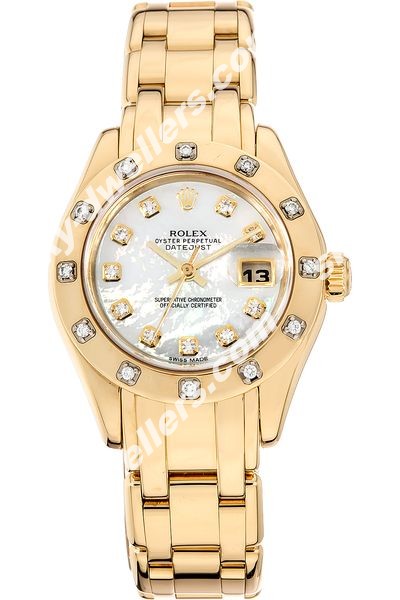 Rolex Datejust Pearlmaster Yellow Gold Automatic 80318