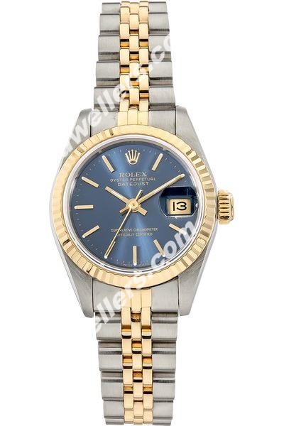 Rolex Datejust Circa 1987 Yellow Gold and Stainless Steel Automatic 69173