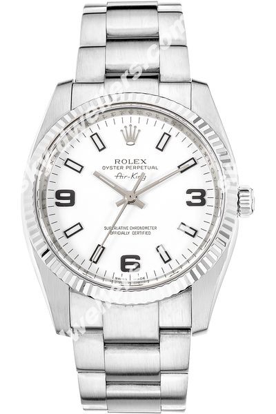 Rolex Air-King White Gold and Stainless Steel Automatic 114234