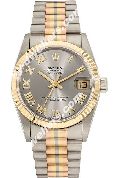 Rolex Datejust Tri-Color Gold Automatic 68279B