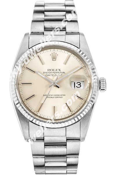 Rolex Datejust Circa 1979 White Gold and Stainless Steel Automatic 16014