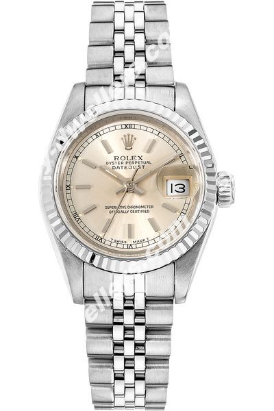 Rolex Datejust White Gold and Stainless Steel Automatic 69174