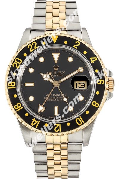 Rolex GMT-Master II Yellow Gold and Stainless Steel Automatic 16713