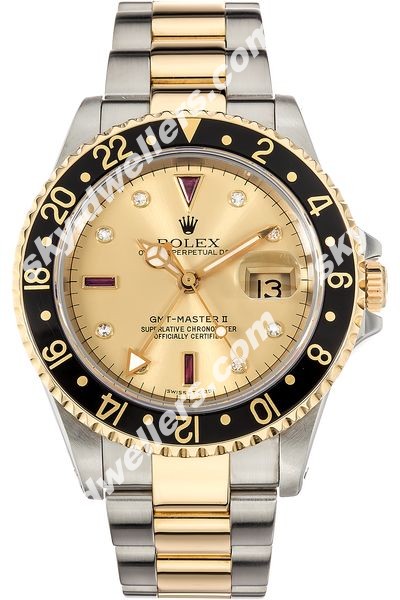 Rolex GMT-Master II Yellow Gold and Stainless Steel Automatic 16713