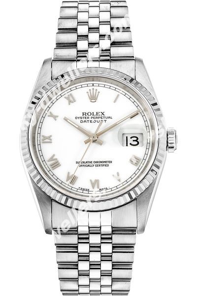 Rolex Datejust White Gold and Stainless Steel Automatic 16234