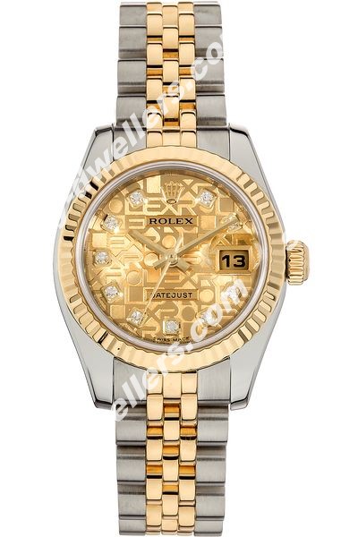 Rolex Datejust Yellow Gold and Stainless Steel Automatic 179173