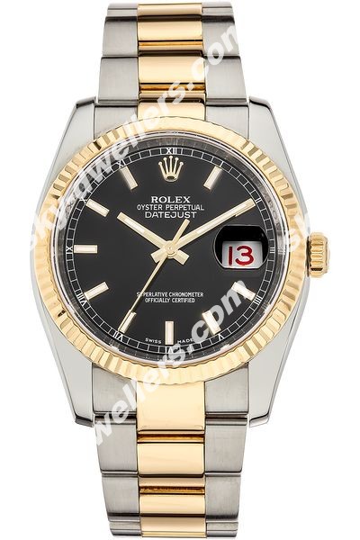 Rolex Datejust Yellow Gold and Stainless Steel Automatic 116233