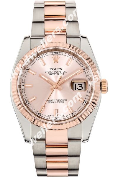 Rolex Datejust Rose Gold and Stainless Steel Automatic 116231