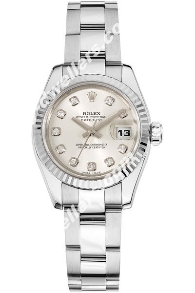 Rolex Datejust White Gold and Stainless Steel Automatic 179174