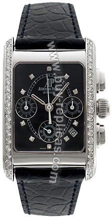 Audemars Piguet Edward Piguet Diamond 18kt White Gold Black Mens Watch 25946BC.ZZ.D001CR.01