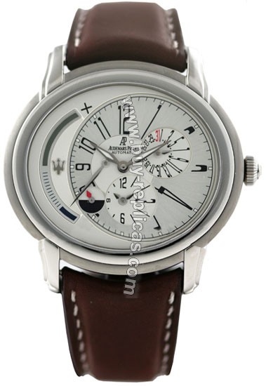 Audemars Piguet Millenary Steel Brown Mens Watch 26150ST.OO.D084CU.01